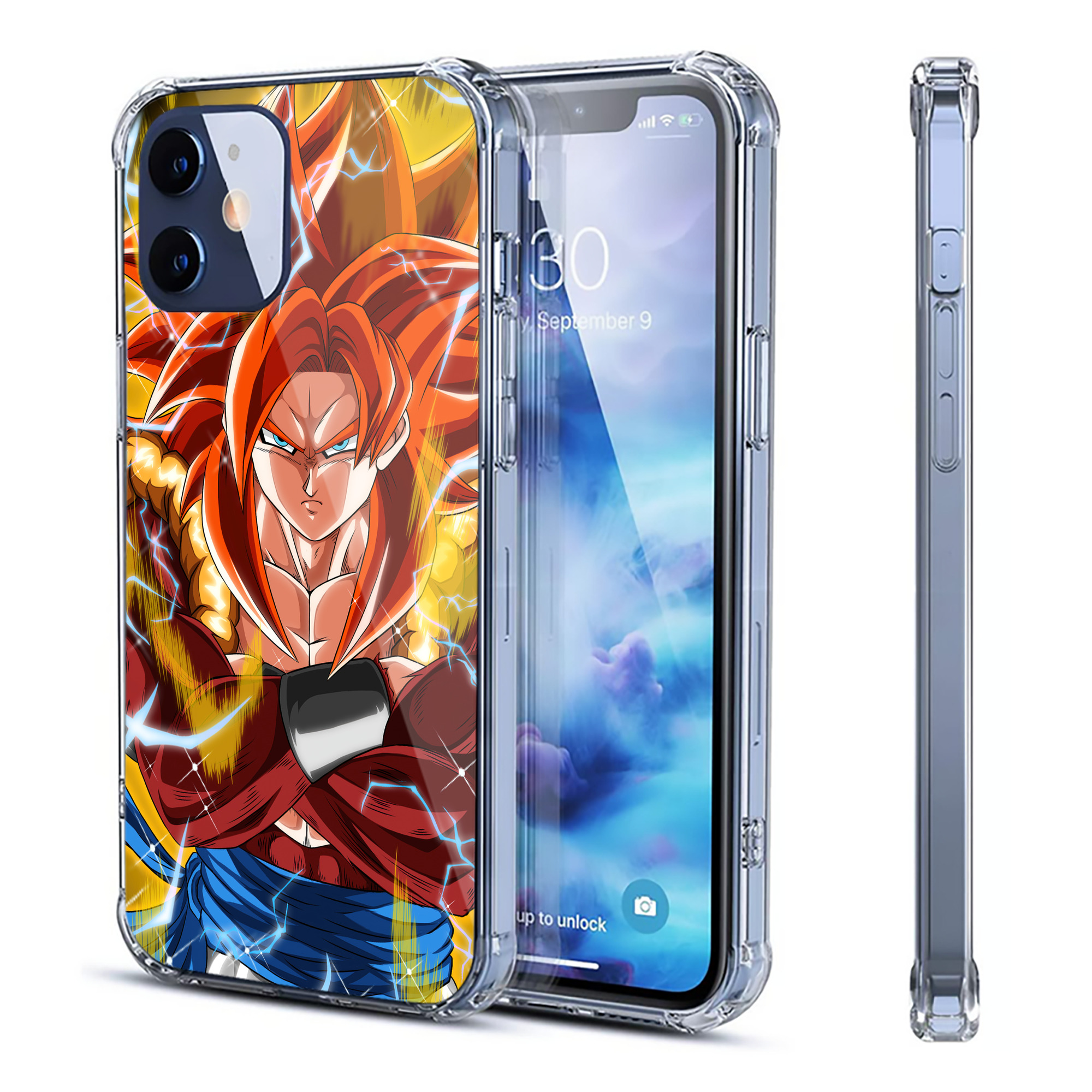 （画像用） ドラゴンボール DRAGON BALL 【iPhone 12シリーズ対応】透明スマホケース（クリアソフトケース）